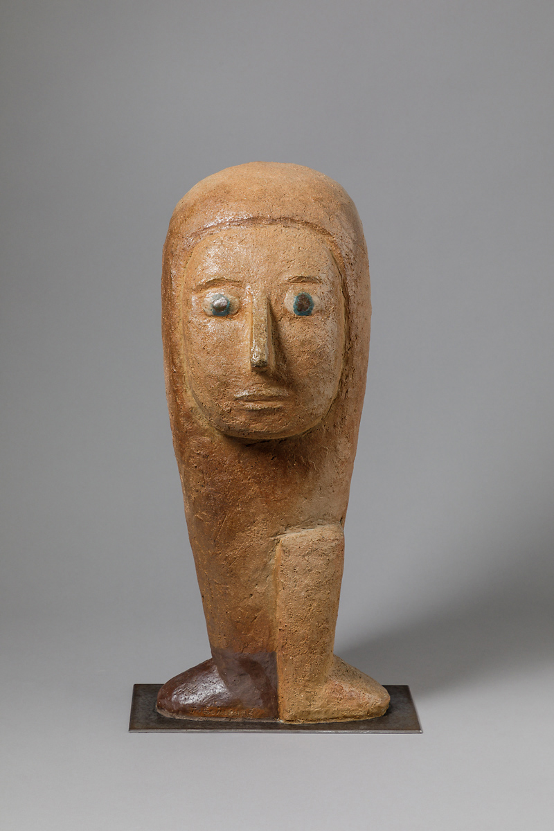 Sans titre
Sculpture et modelage
Hauteur: 50 cm, 2021
Grès chamoté engobé et oxydes