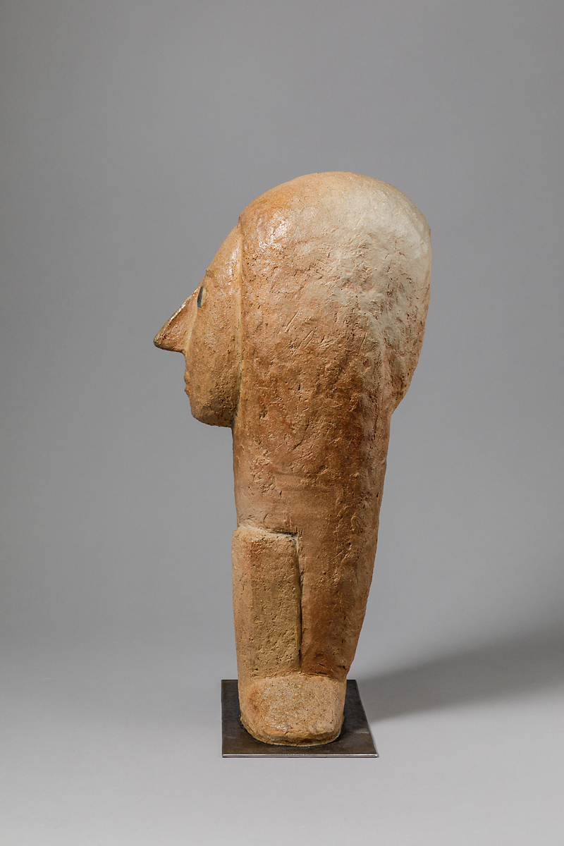 Sans titre
Sculpture et modelage
Hauteur: 50 cm, 2021
Grès chamoté engobé et oxydes