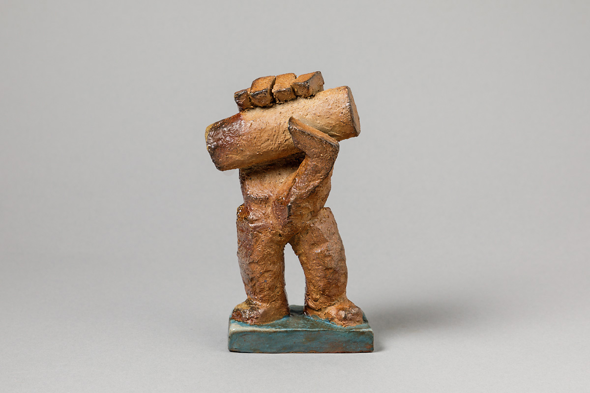 Hommage au modelage
Sculpture, 2019
Grès engobé
Cuisson au bois
Hauteur: 22 cm
