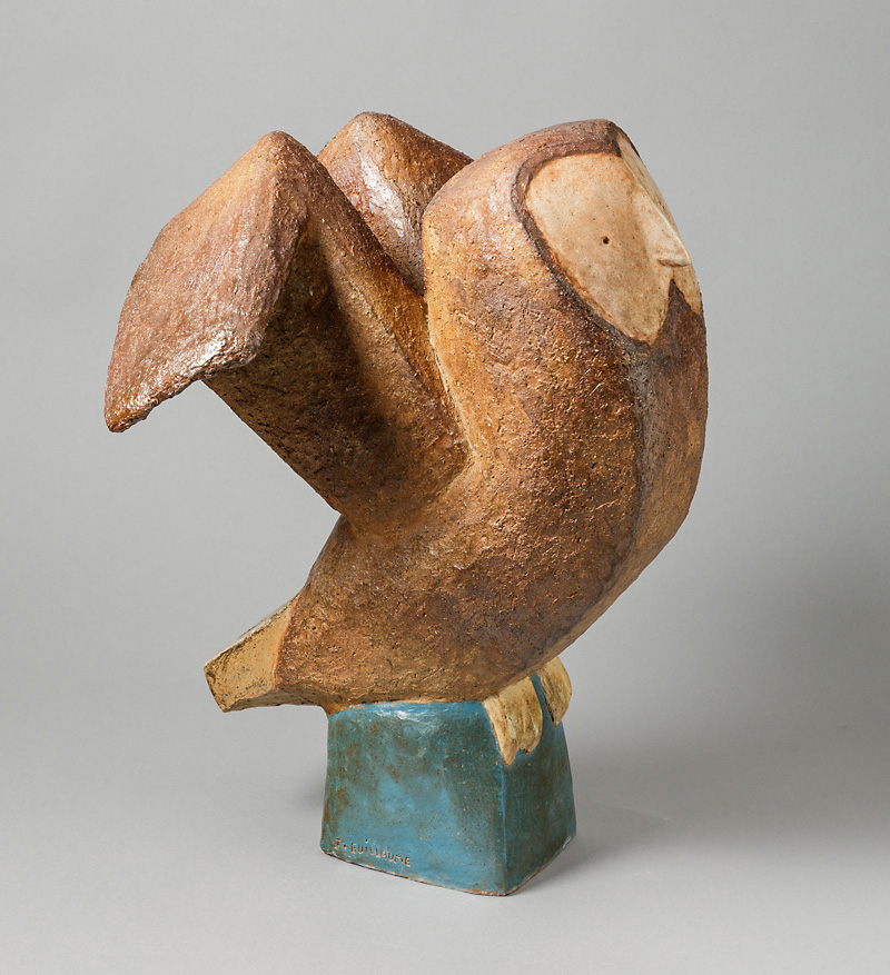 Chouette!
Sculpture, 2019
Grès engobé
Hauteur: 47 cm